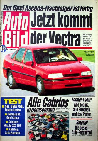 Deckblatt Auto Bild (13/1988)